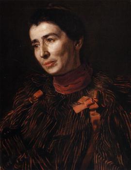 托馬斯 伊肯斯 Portrait of Mary Adeline Williams